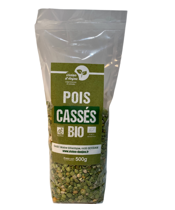 Pois cassés Bio 500 grs
